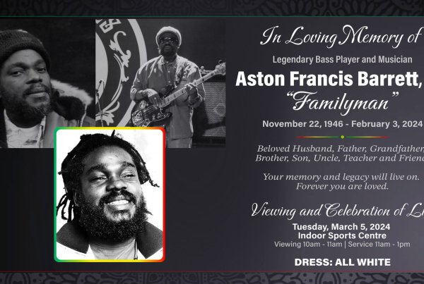 Aston Familyman Barrett Celebration of Life in Kingston Jamaica