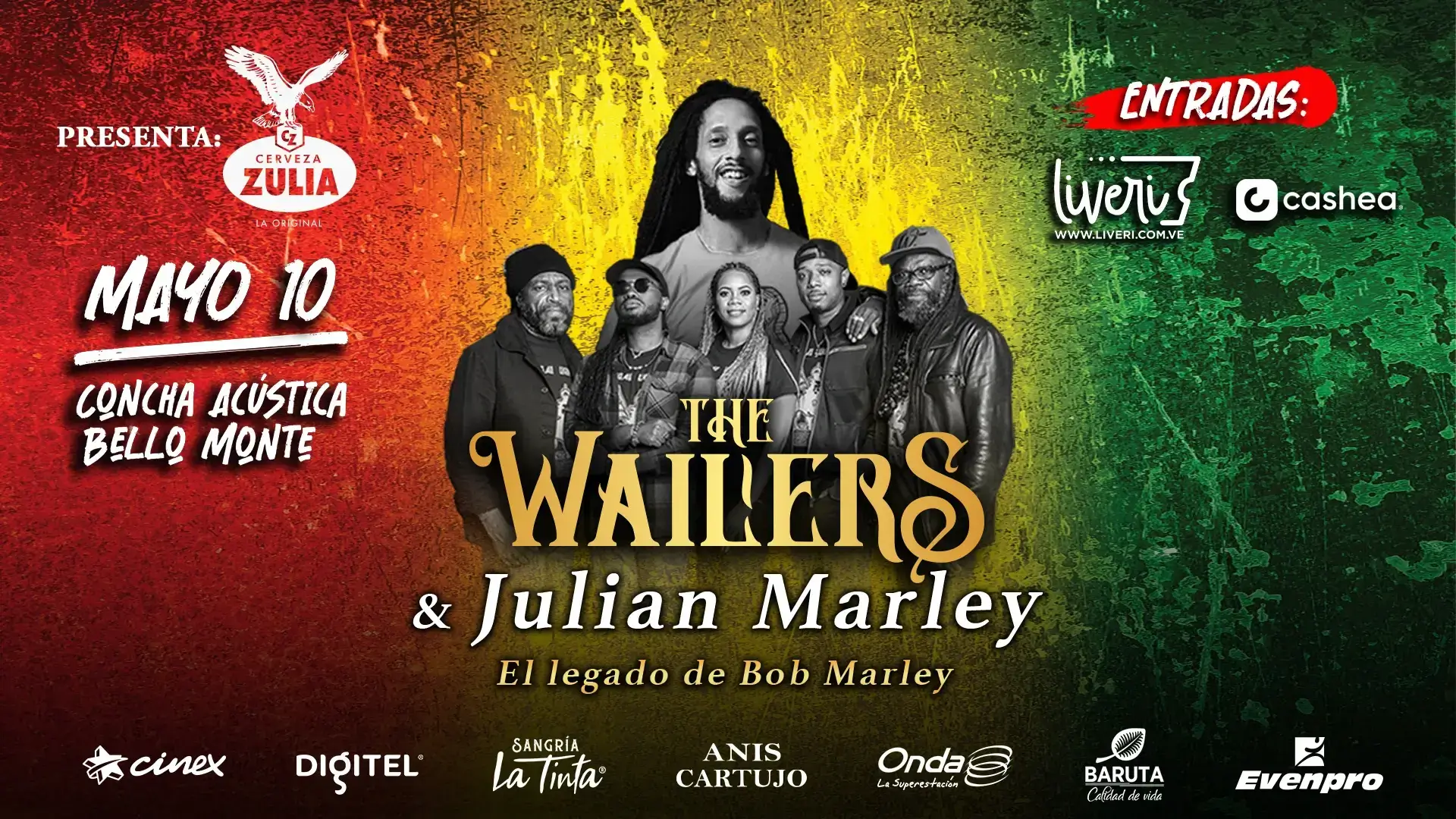 The Wailers will turn Caracas into the global capital of reggae